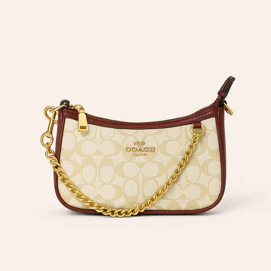 Coach Signature Jacquard Mini Omuz Çantası