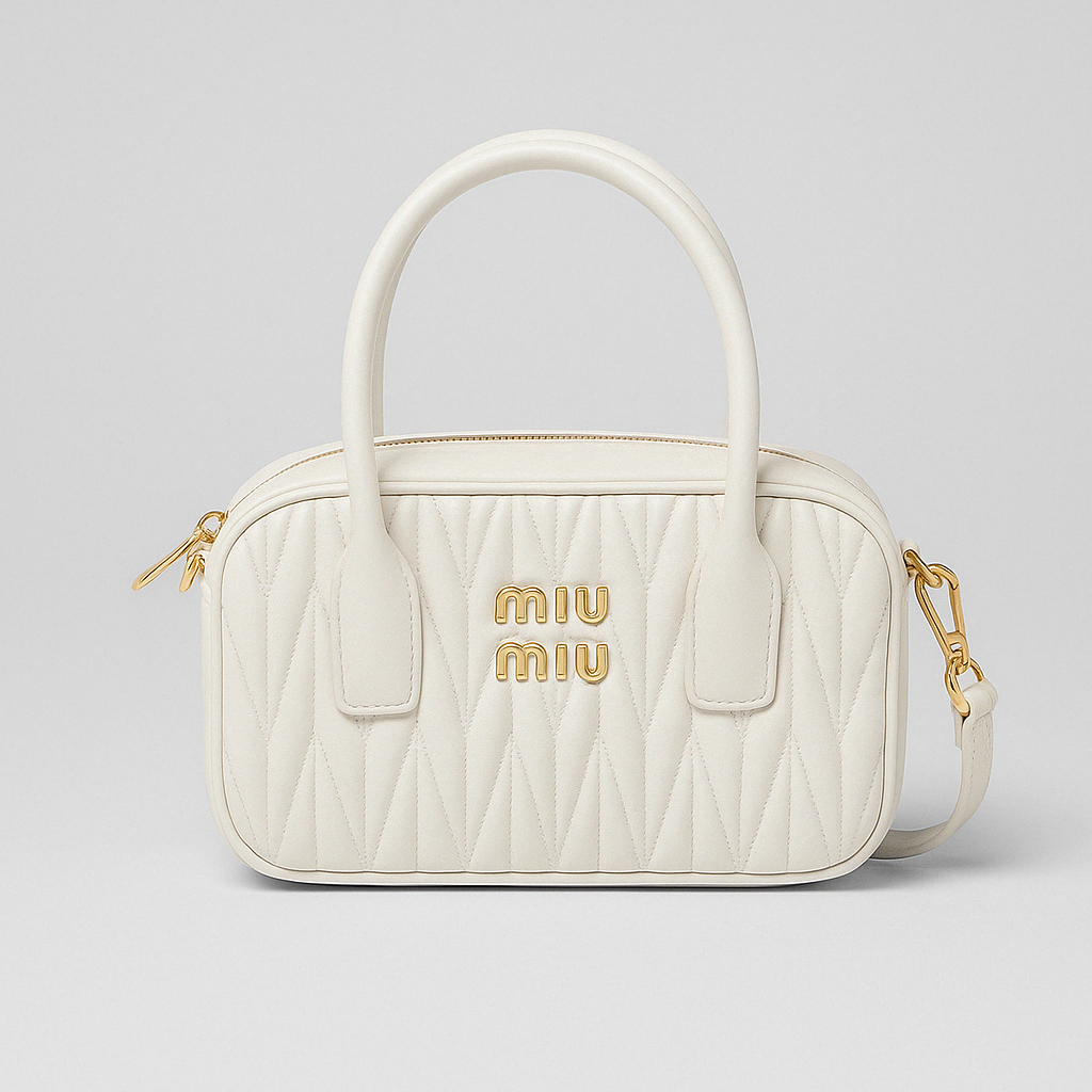 Miu Miu Siyah Matelassé Mini Çanta