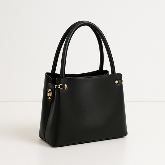 Fular Detaylı Çift Bölmeli Omuz Çantası